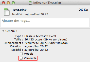 Excel 2011 Pour Mac Ouverture Des Fichiers En Lecture Seule