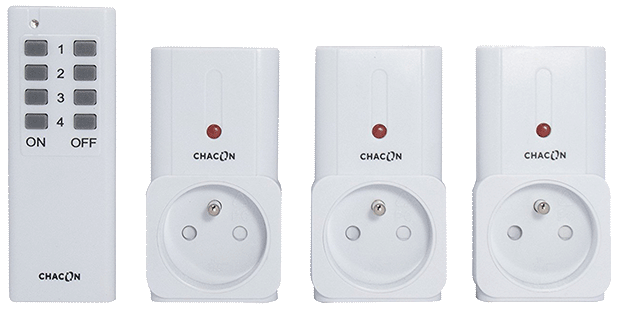 CHACON - Kit Prise connectée On/Off et télécommande